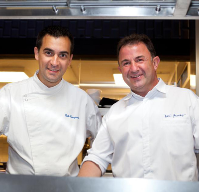 Apolo Casagrande i Martín Berasategui han rebut la tercera estrella Michelin al restaurant Lasarte de Barcelona