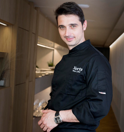Fran López, xef de Xerta Restaurant, guardonat amb una estrella Michelin